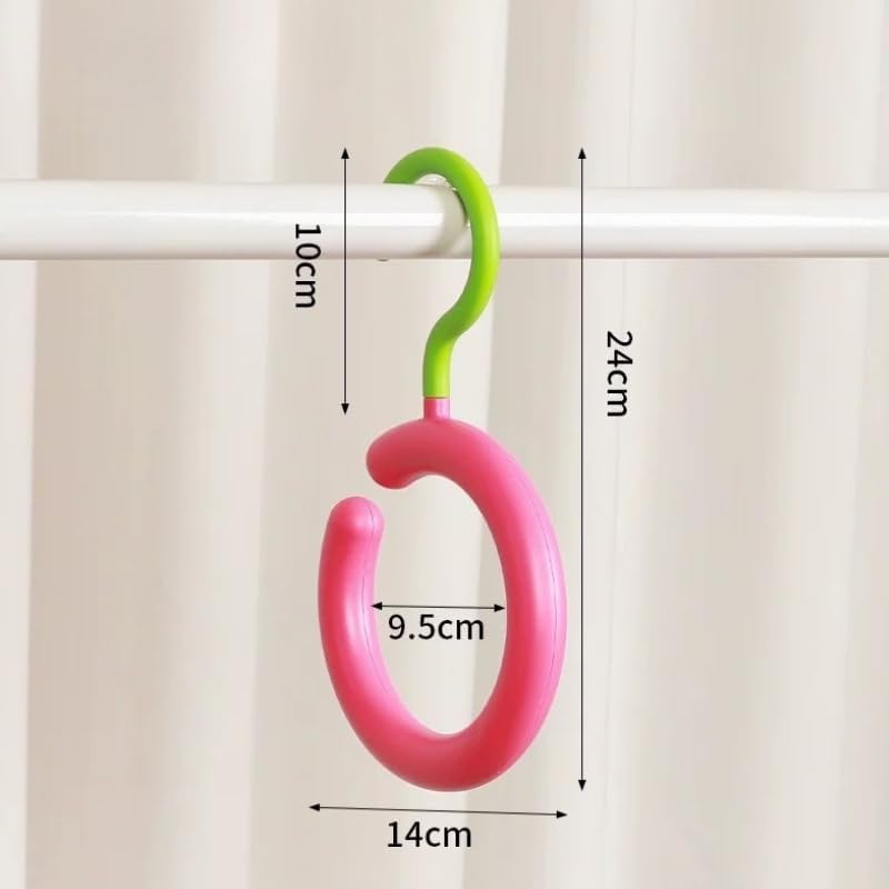 🎖️3-Pack Rotatable Colorful Hooks Organizer detail view
