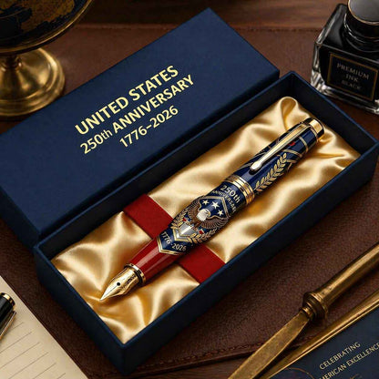 Father's Day gift🎁USA 250th Anniversary Notebook & Pen Set, 1776-2026 Patriotic Gift